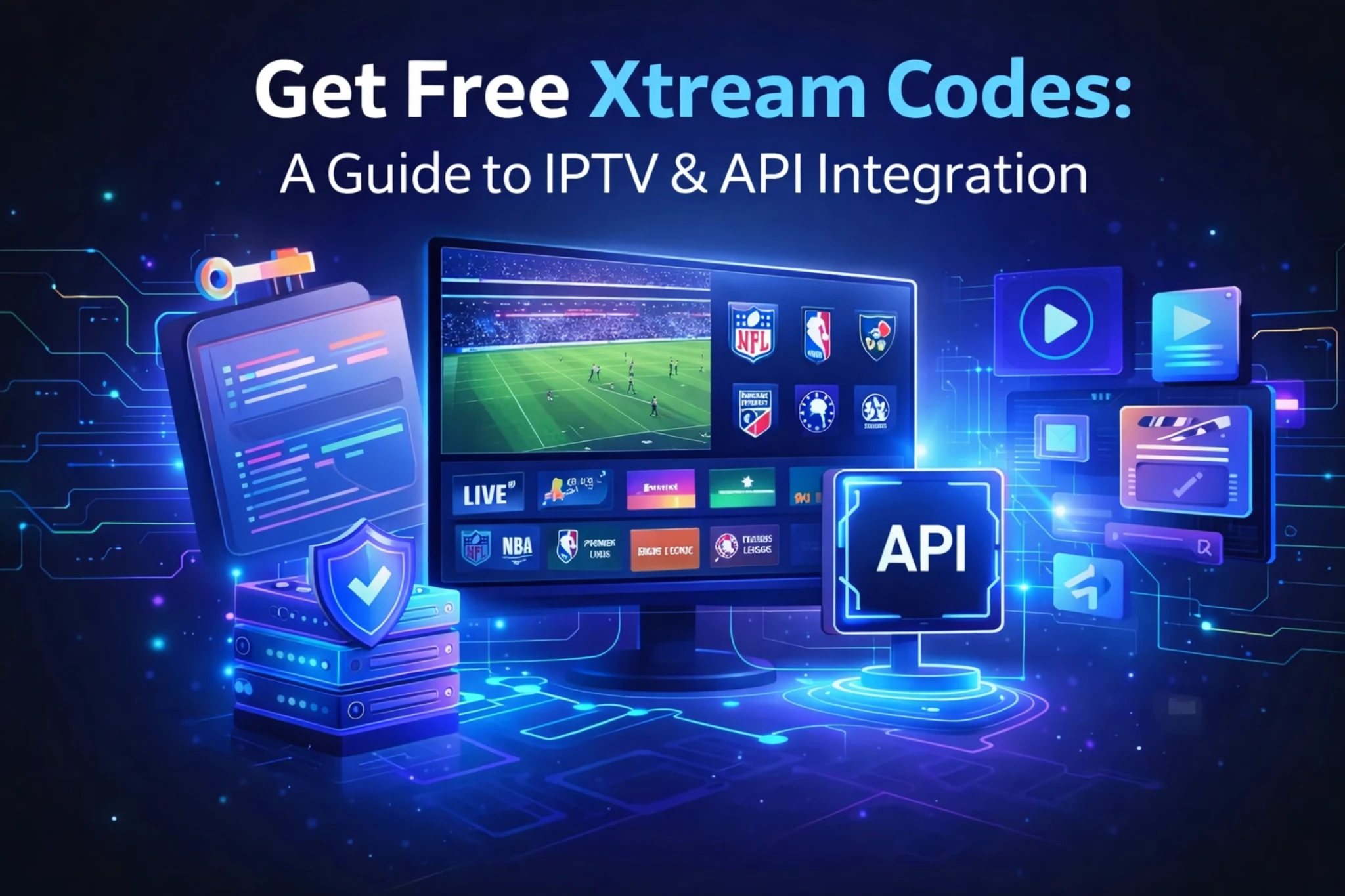 Get Free Xtream Codes - Access Premium IPTV with API