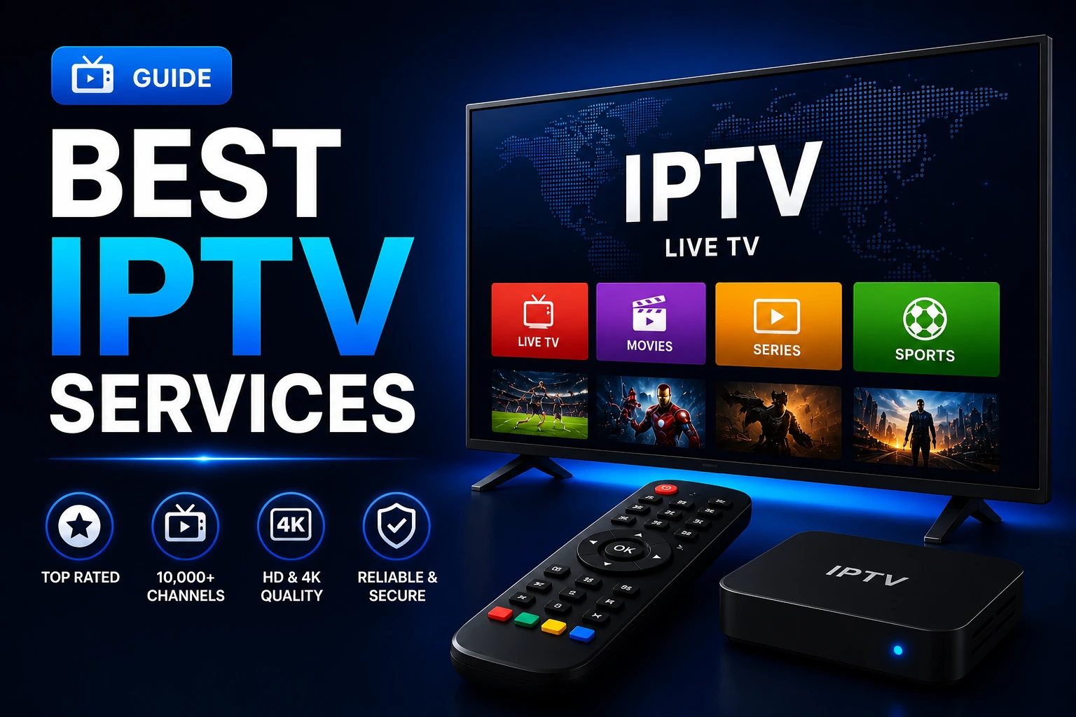 Best IPTV Services - Top-rated IPTV providers tested and ranked