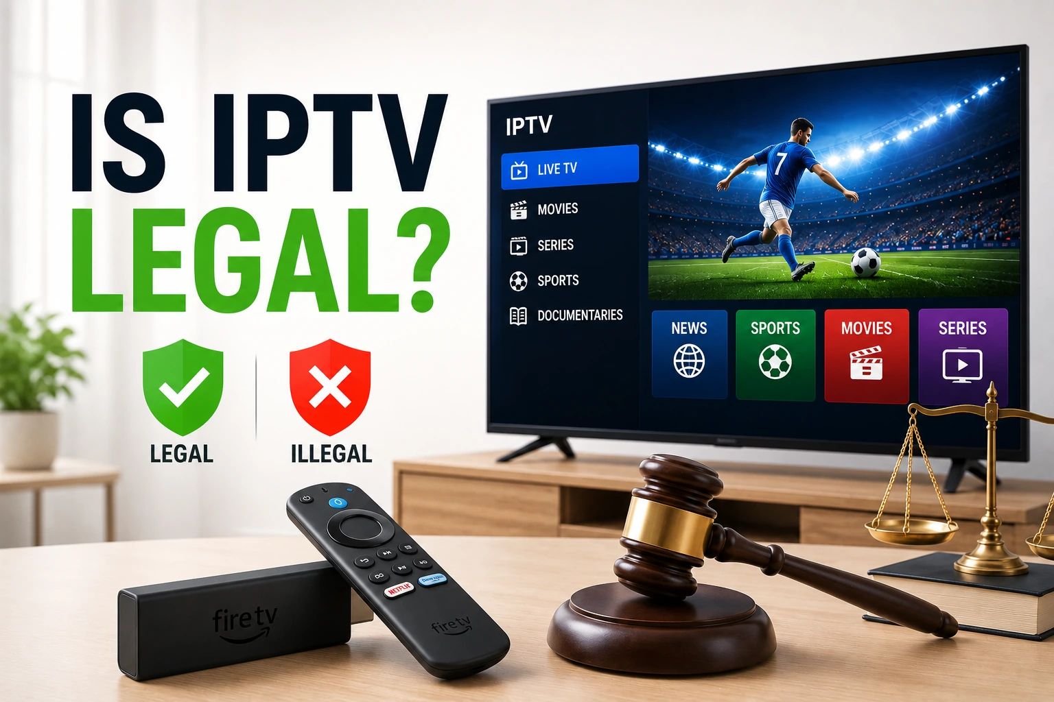 Is IPTV Legal? - Complete guide to IPTV legality and safety