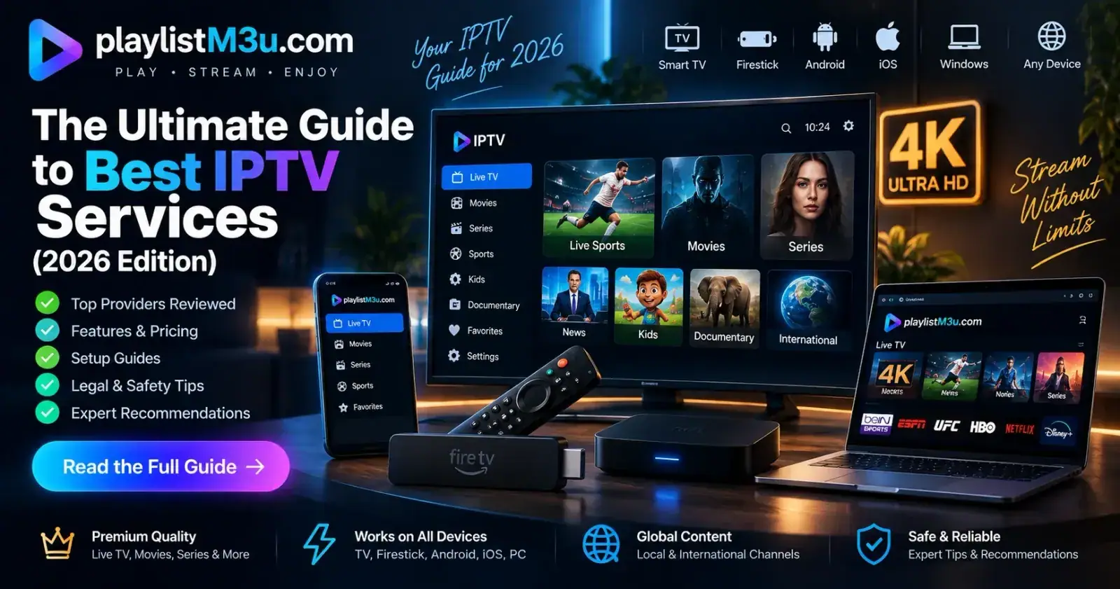 The ultimate IPTV services guide 2026